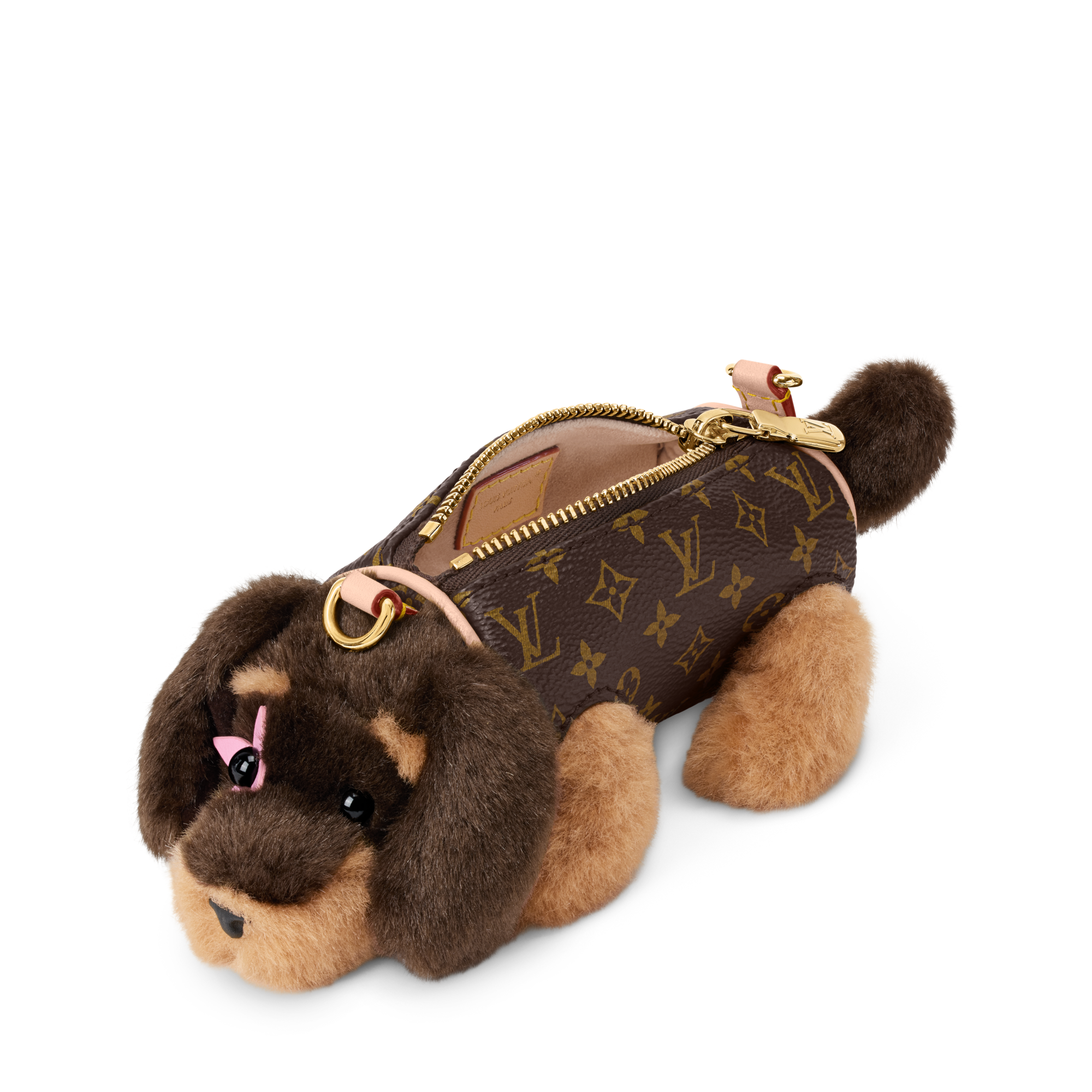 LV Dachshund Micro Bag Crossbody Bag Charm S00 - Women